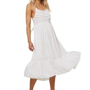 O’Neill Lexi Lace-Up-Back Midi Dress